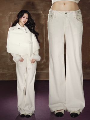 S / White