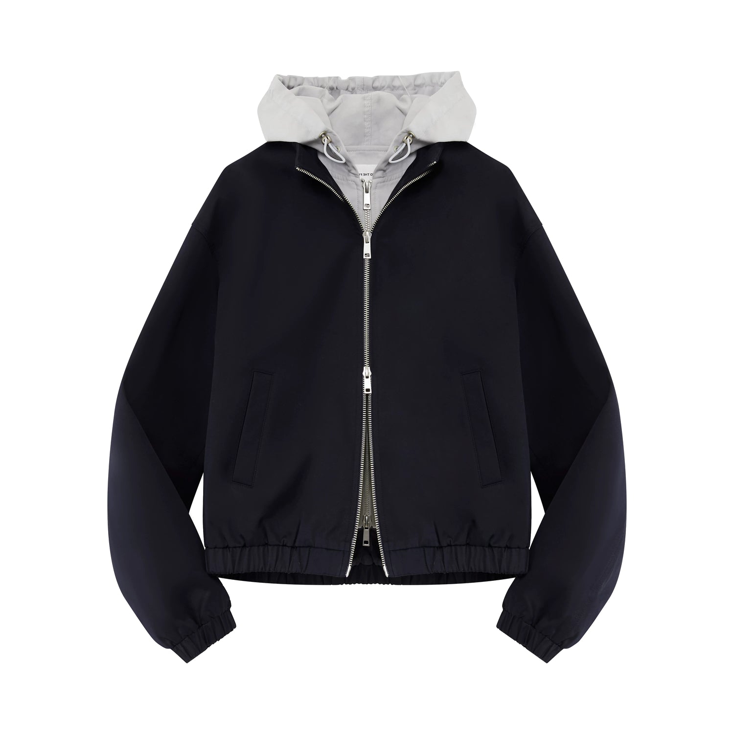 Cotton Stand-Collar Hooded Jacket