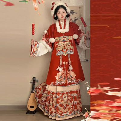 4-piece Hanfu Set / S