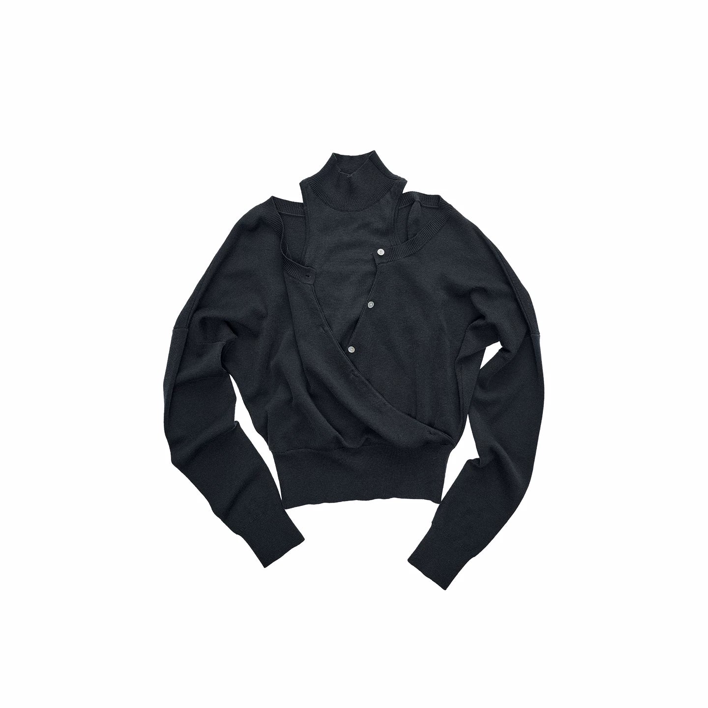 Cashmere Knit Vest Cardigan