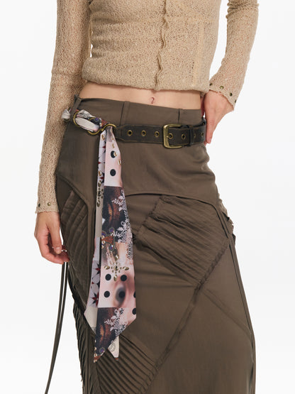Retro Rivet Ring Punk Belt