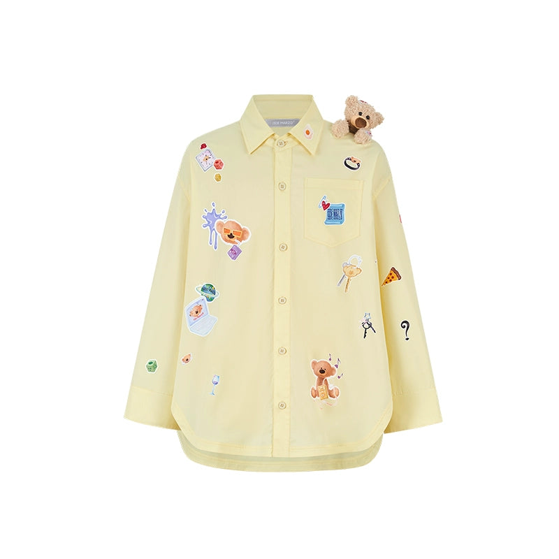 Bear Patch Longline Shirt