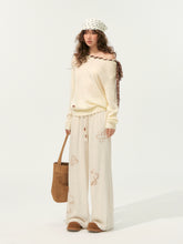 Floral Pleated Drawstring Pants - CHINASQUAD