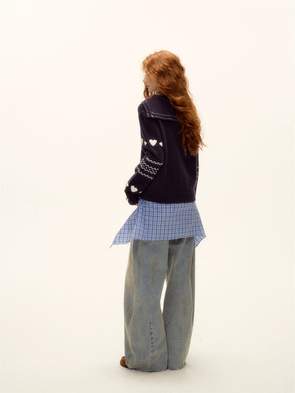 Pony Jacquard Knit Pullover