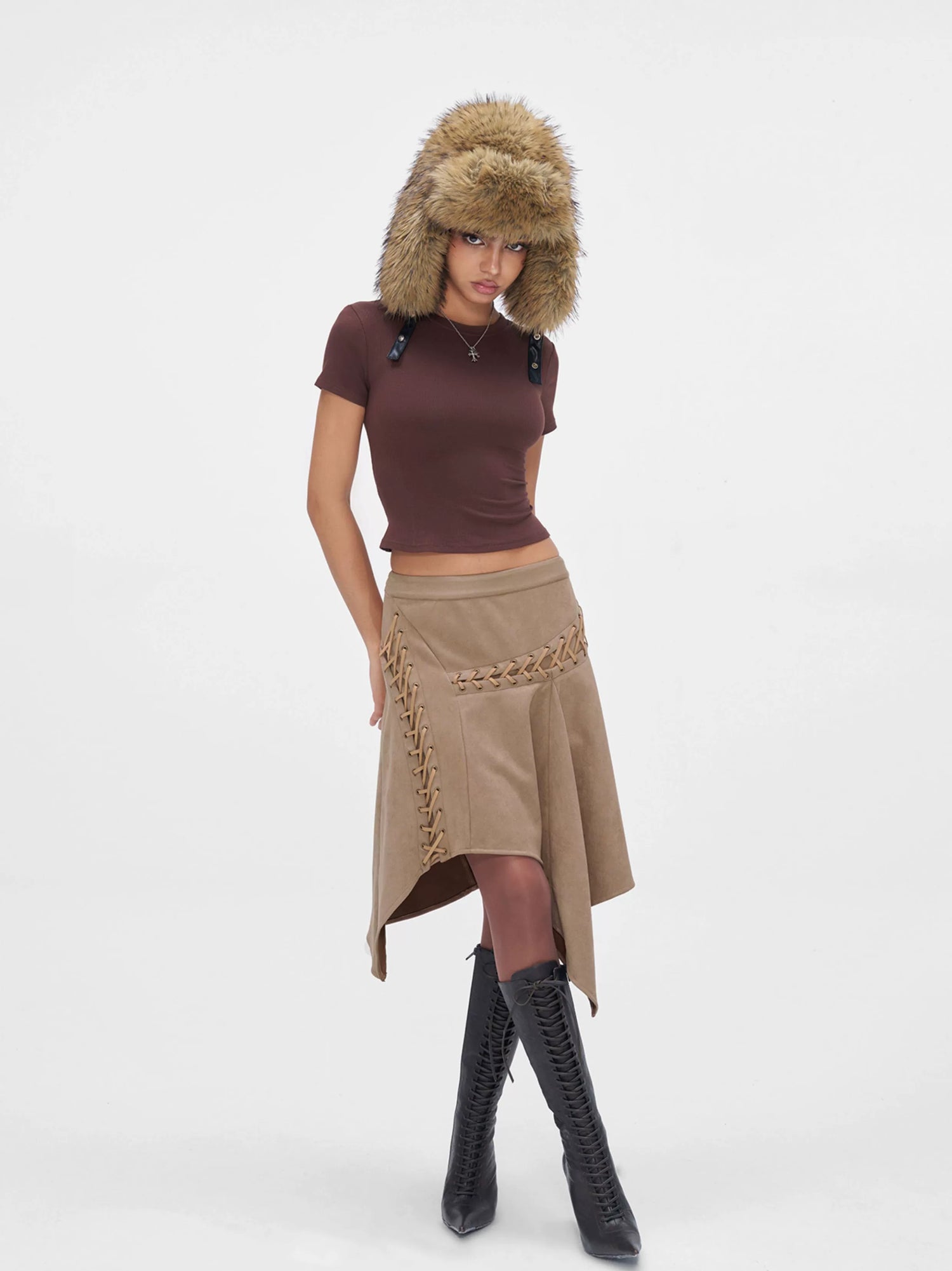 Fur Ushanka Ear-Flap Winter Hat