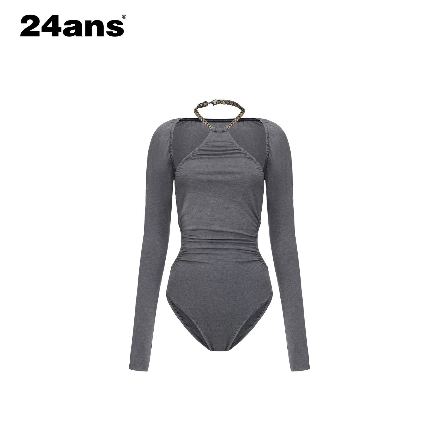 Y2K Convertible Halter Layered Two-Piece Top