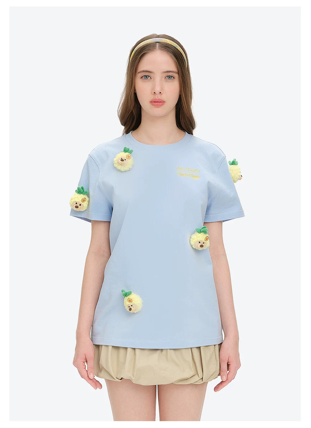 Crystal Bear Embellished T-shirt