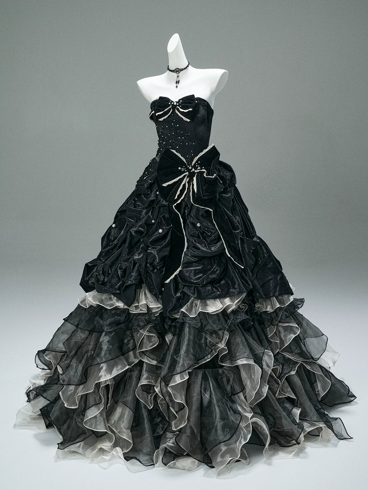 Midnight Whisper Couture Gown