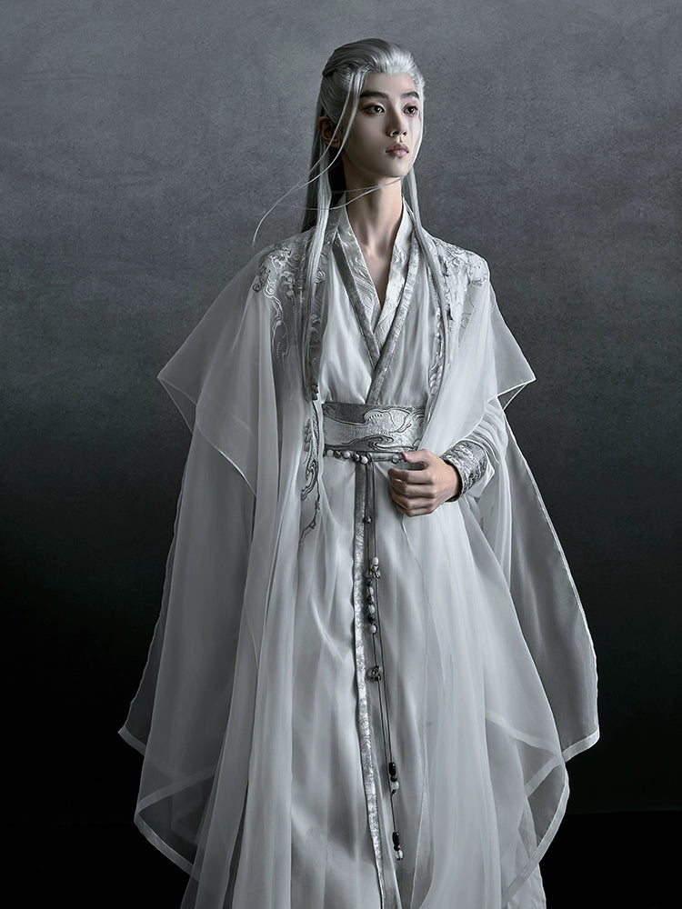 &quot;九重飞雪&quot; Modern-style Hanfu Set