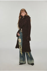 Tassel Knitted Maxi Overcoat - CHINASQUAD