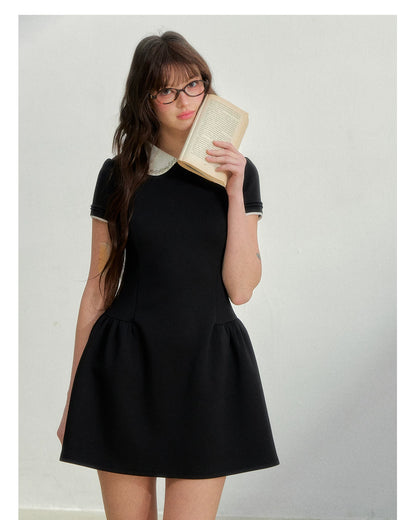 Vintage Crystal Collar Air Layer Princess Dress