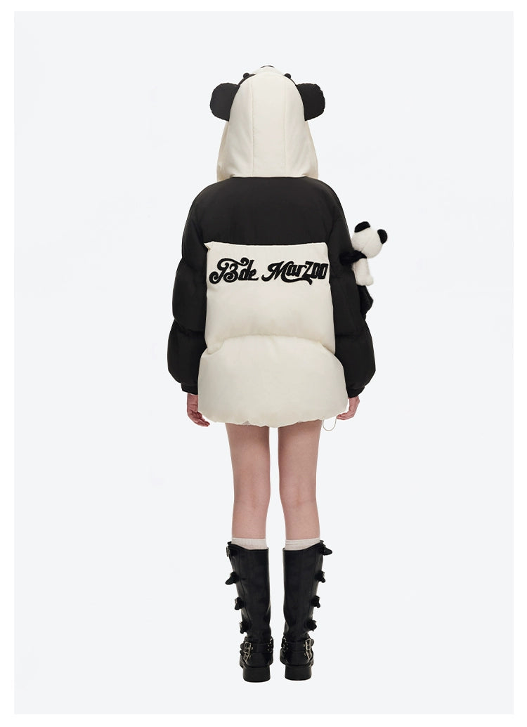 Panda Bear Puffer Jacket