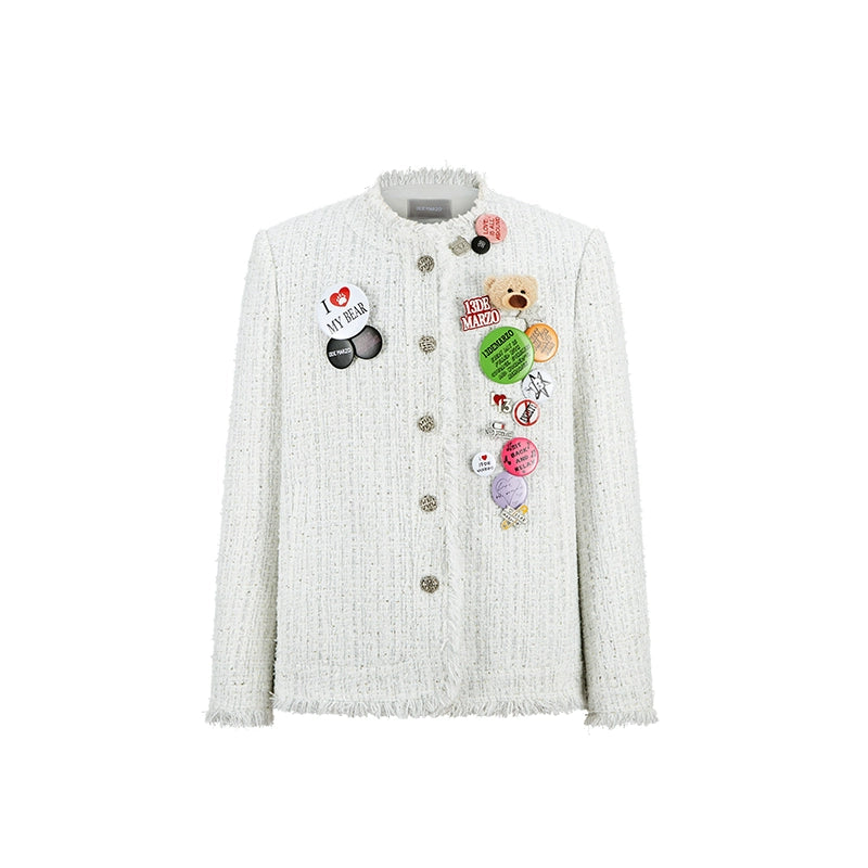 Badge Tweed Jacket