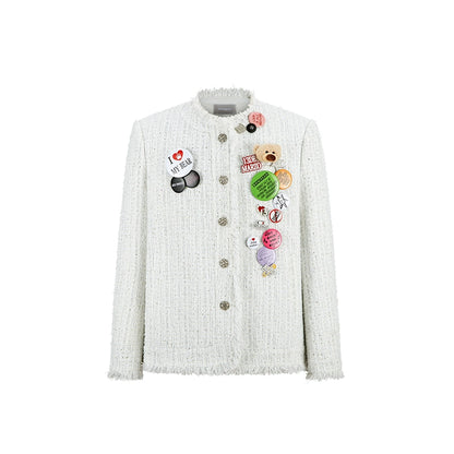 Badge Tweed Jacket