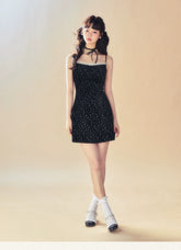 Lace Spaghetti Strap Dress - CHINASQUAD