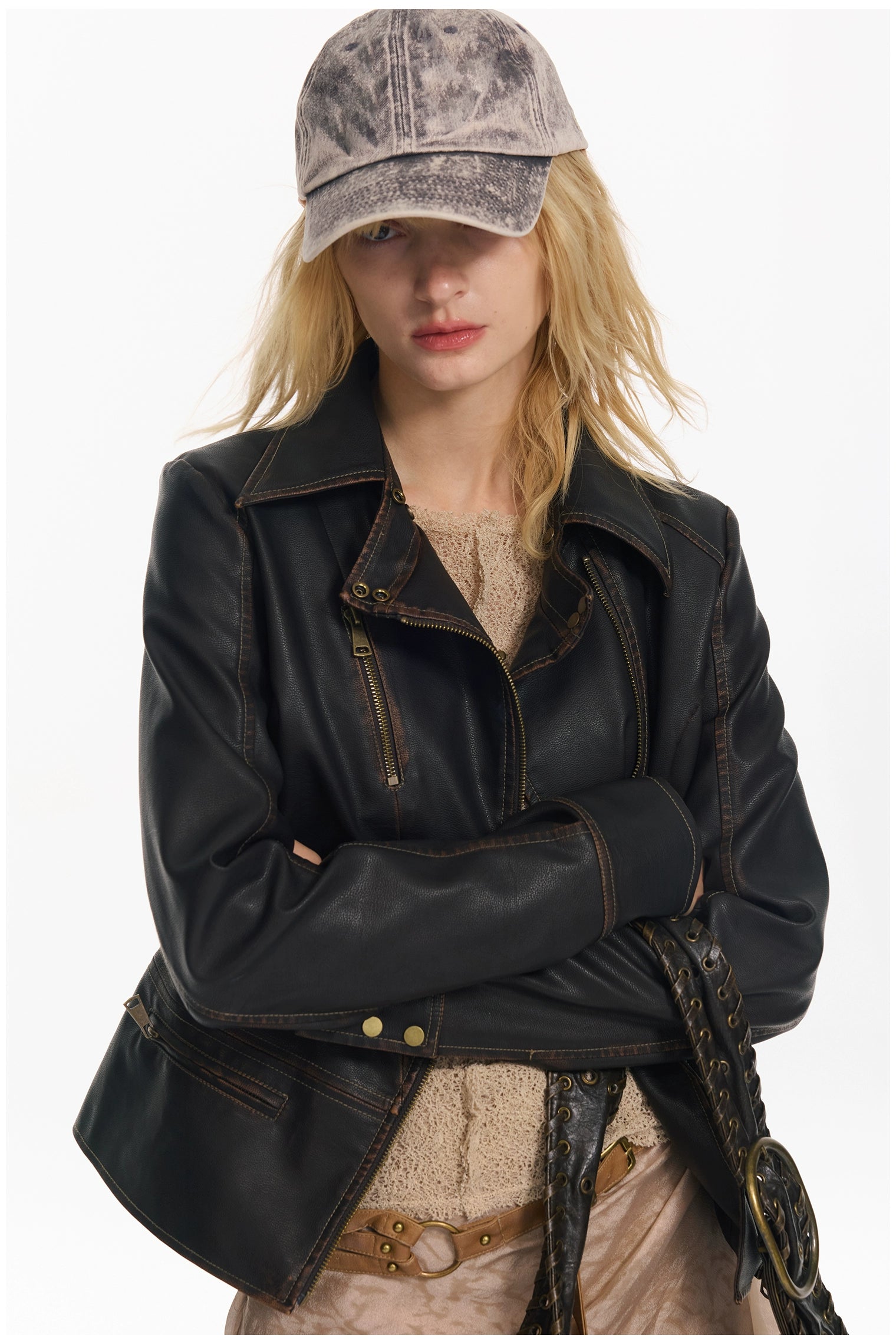 Retro Punk Moto Jacket