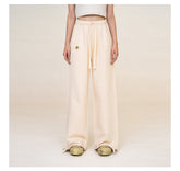 (Final Sale) Camouflage & Cream-colored Wide-leg Pants - CHINASQUAD