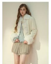 Vintage Faux Suede Shearling Toggle Jacket - CHINASQUAD