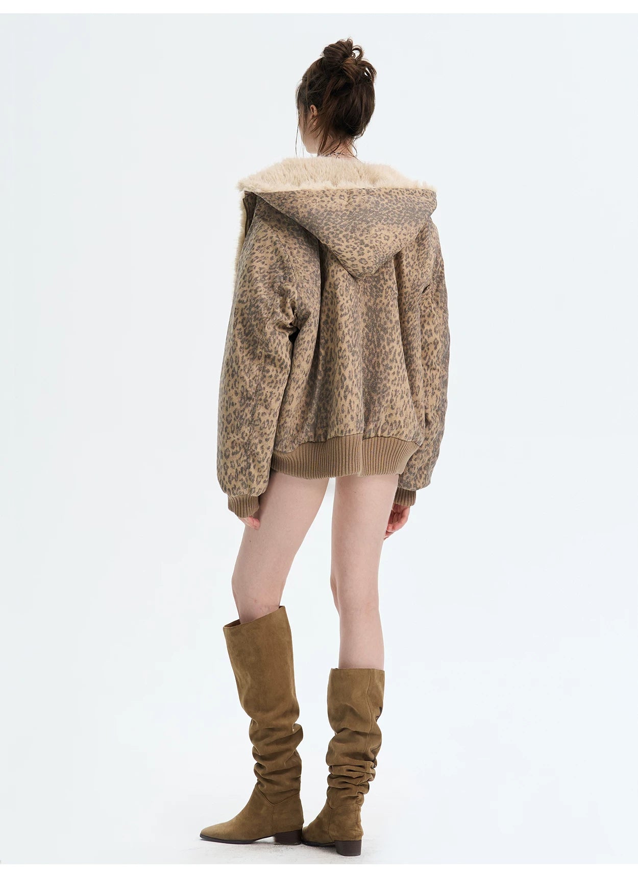 Eco Faux-Fur Hooded Jacket