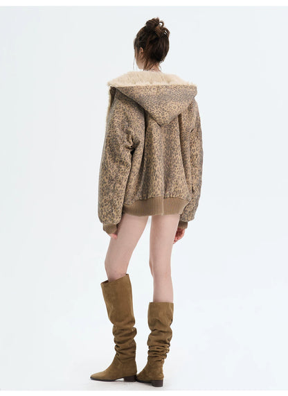 Eco Faux-Fur Hooded Jacket