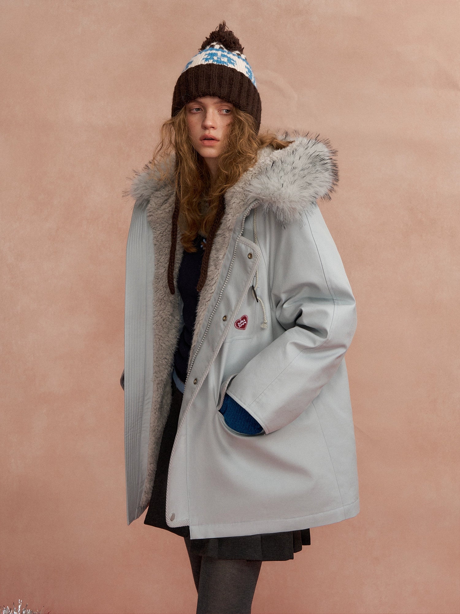 Hooded Utility Parka Puffer Down