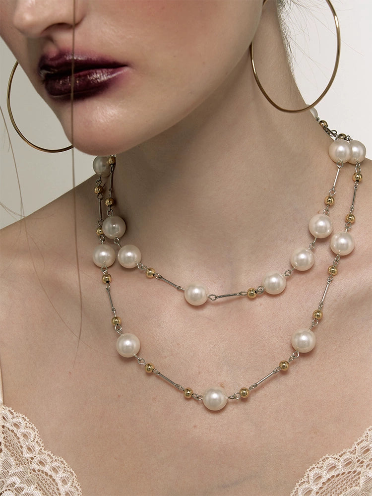 Double-wear Retro Pearl Swater Chain - CHINASQUAD