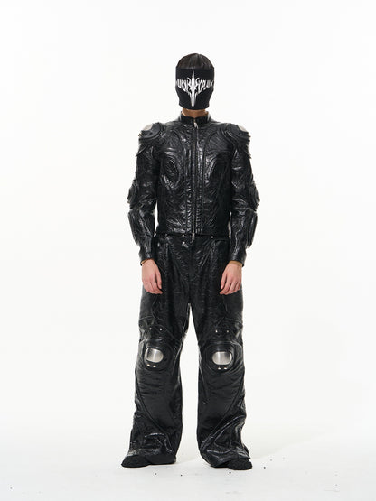 Premium Armor Textured Biker Pants