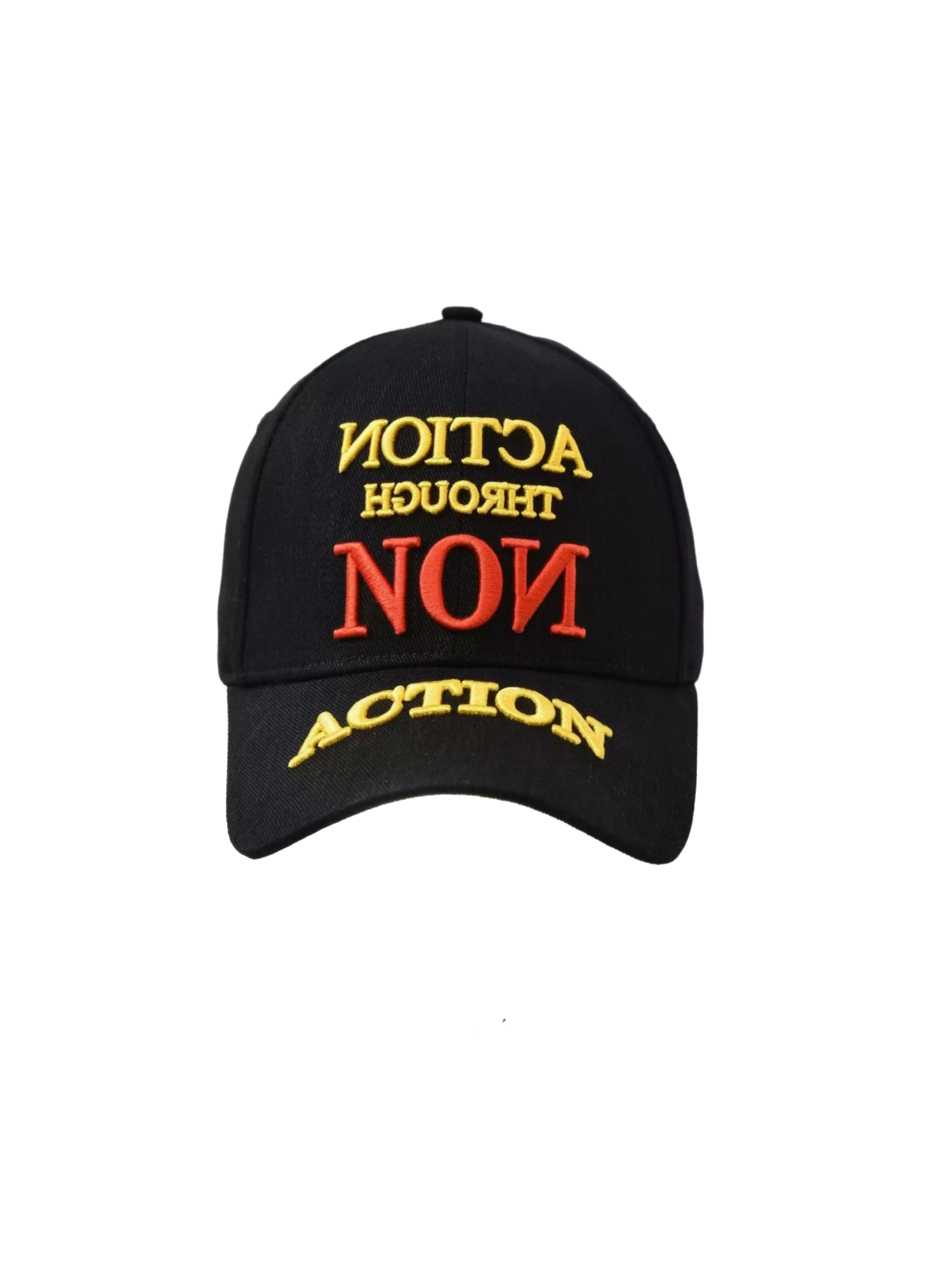 24ANS Heavy Embroidered Graphic Denim Baseball Cap – Caps