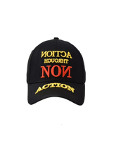 24ANS Heavy Embroidered Graphic Denim Baseball Cap – Caps