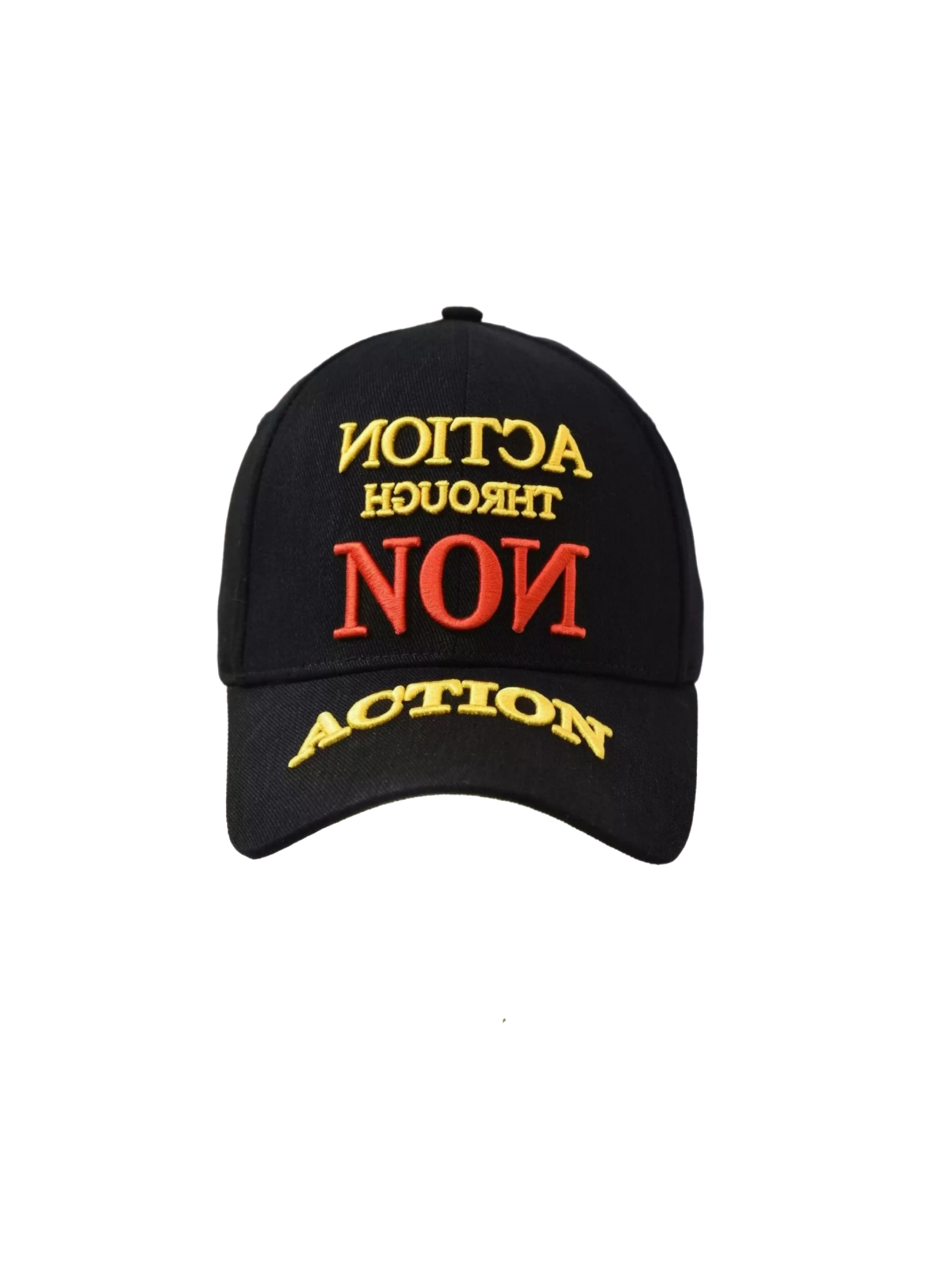 24ANS Heavy Embroidered Graphic Denim Baseball Cap – Caps
