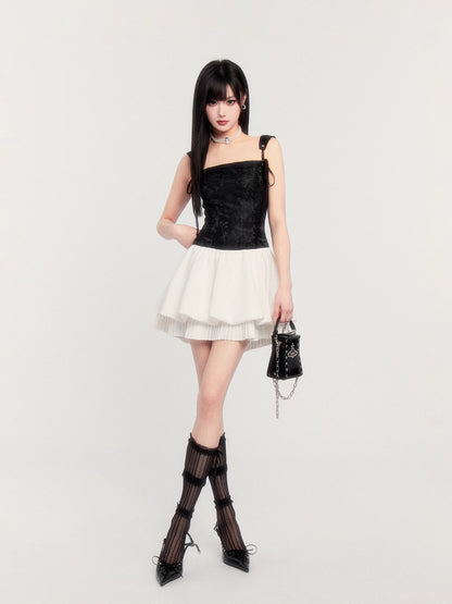 Prelude Pleated Princess Camisole Dress