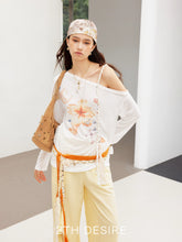Printed Tie-Up Silk Scarf Headscarf Head Wrap - CHINASQUAD