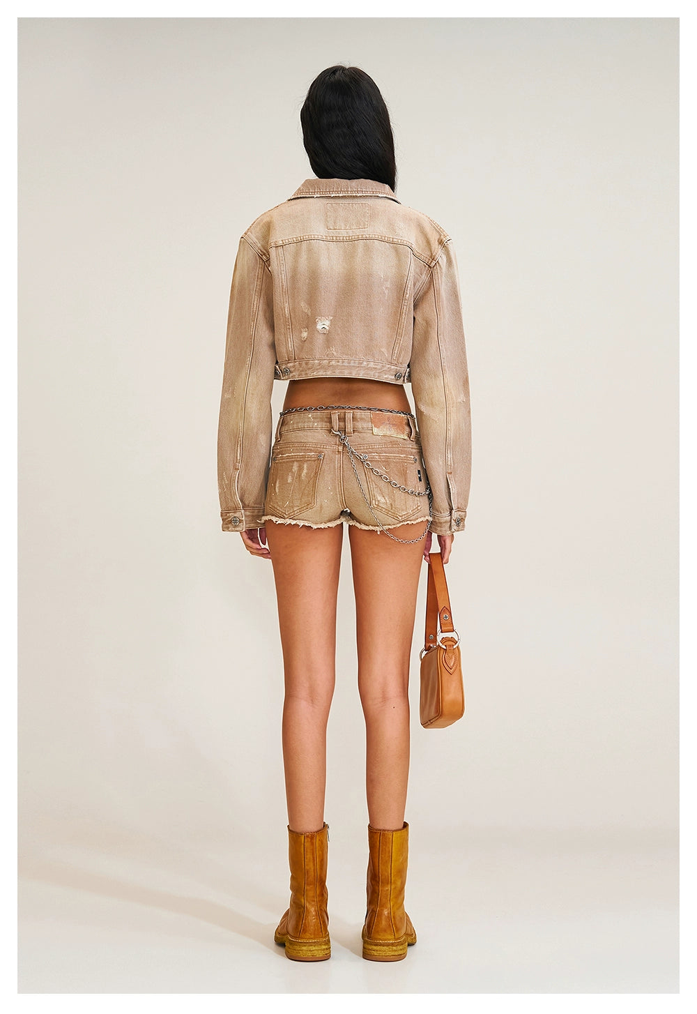 RAGE Origin Cropped Denim Jacket