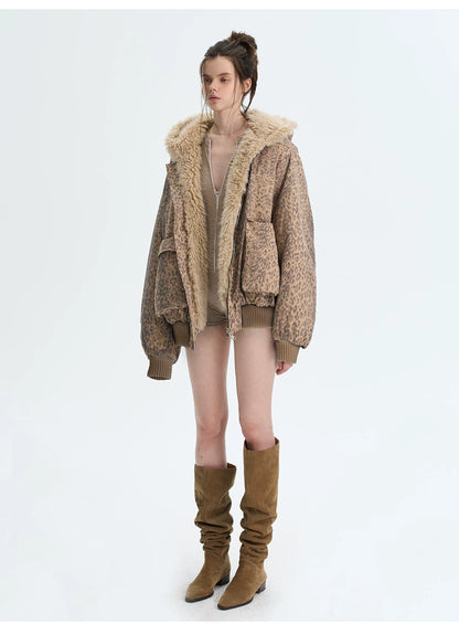 Eco Faux-Fur Hooded Jacket
