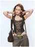 2TH DESIRE Punk Double-Breasted Buckle Low-Cut Vest – view 12