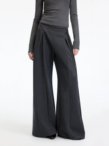 Antibacterial Lyocell Stretch Micro-Flare Pants