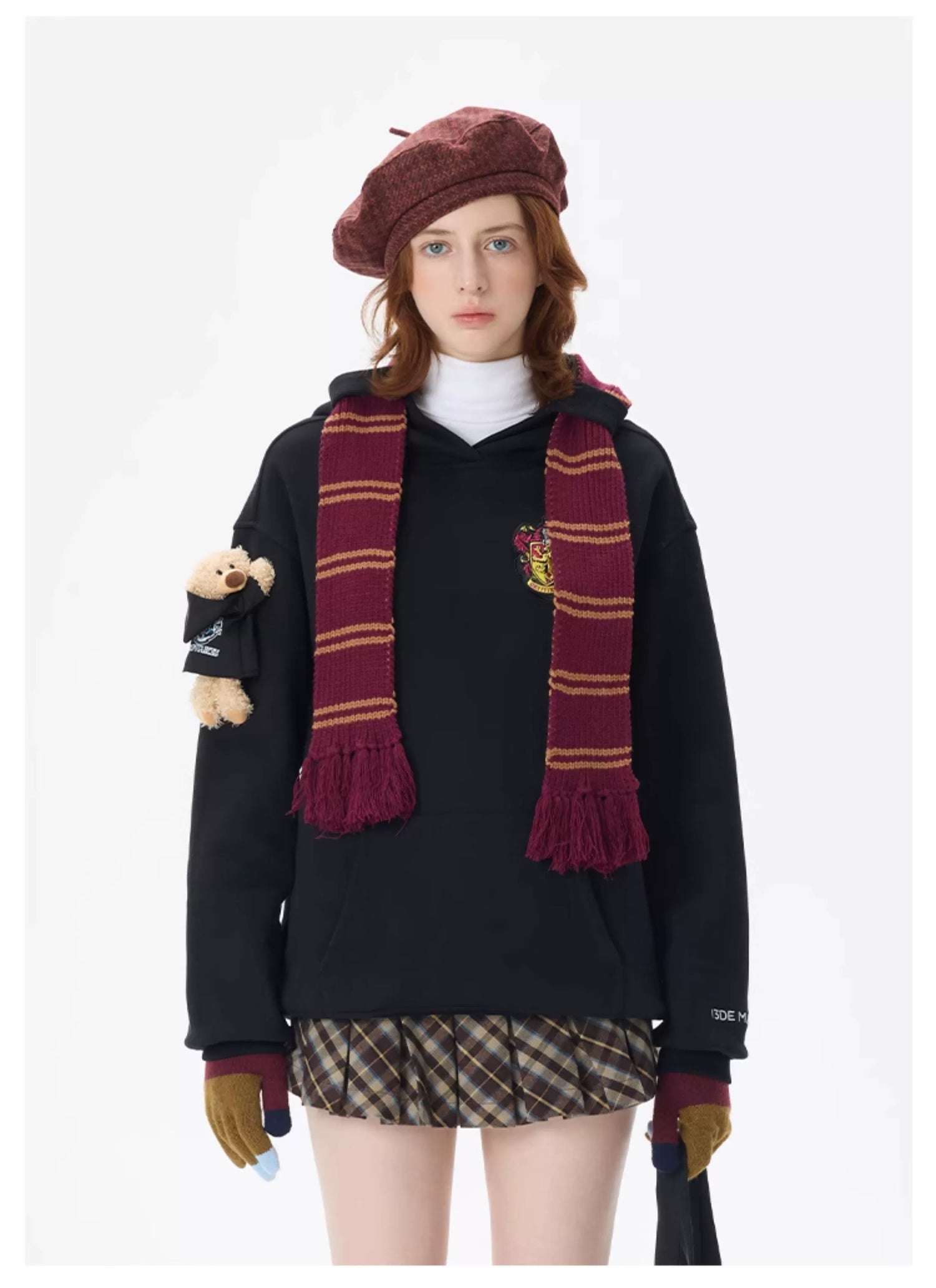 Harry Potter House Scarf Hoodie
