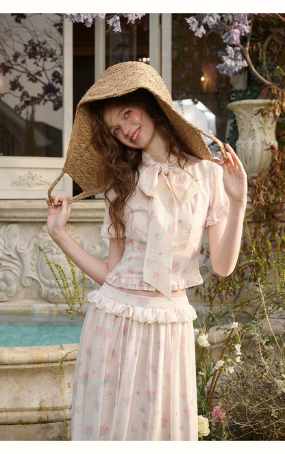 Island Holiday Chiffon Printed Set