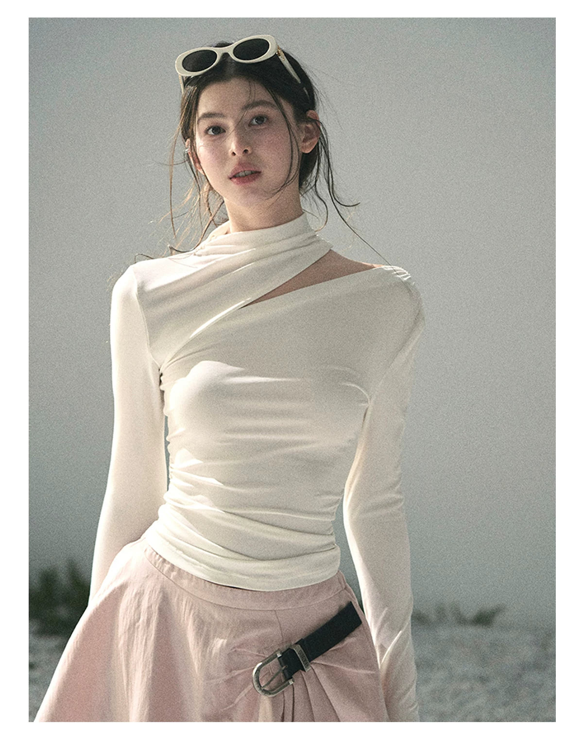Tidal Breath Long-Sleeve Top