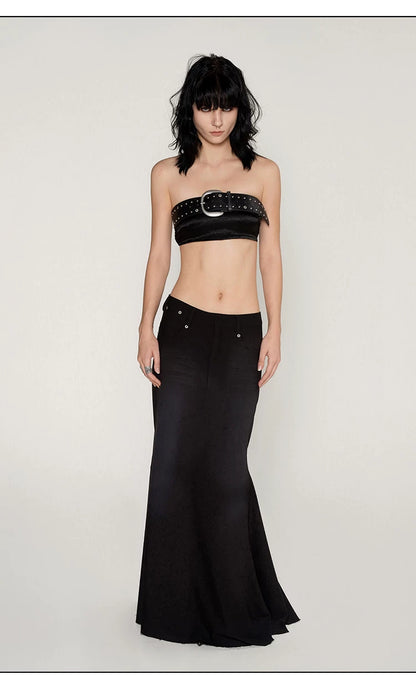 Studded PU Pin-Buckle Belt