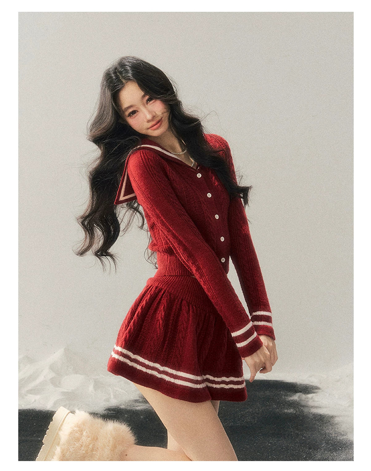 Whispering Evening Breeze Knit Set