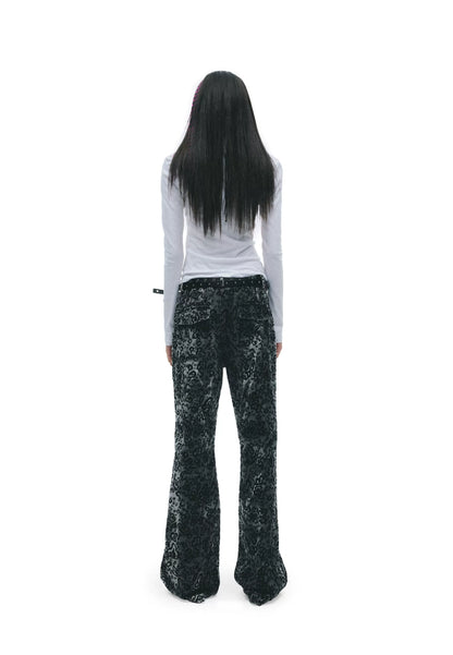 Y2K Grunge Washed Off-Shoulder Layered Long Sleeve Top