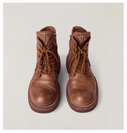RAGE Origin Goodyear Horsehide Moto Boots
