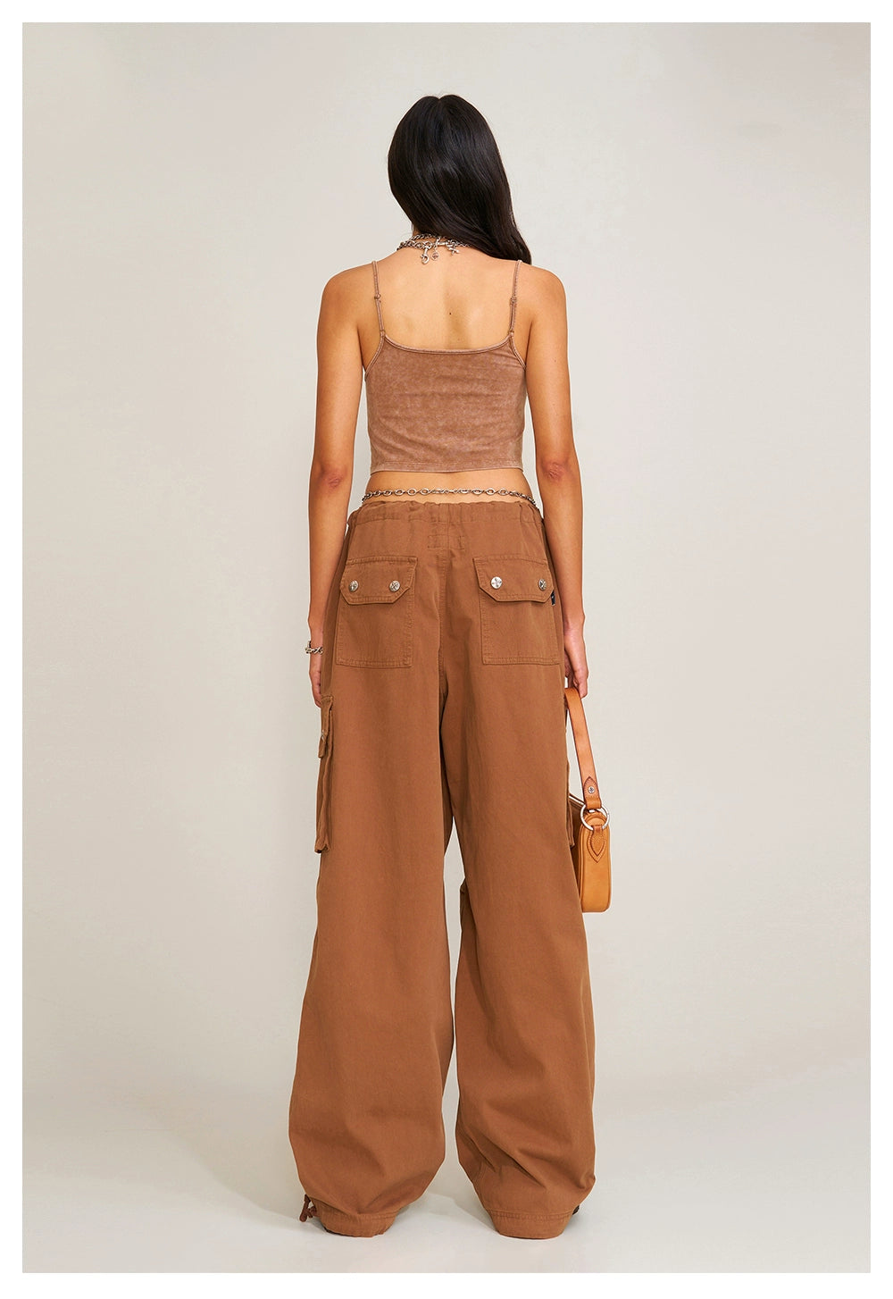 Compass Retro Para Pants Sand