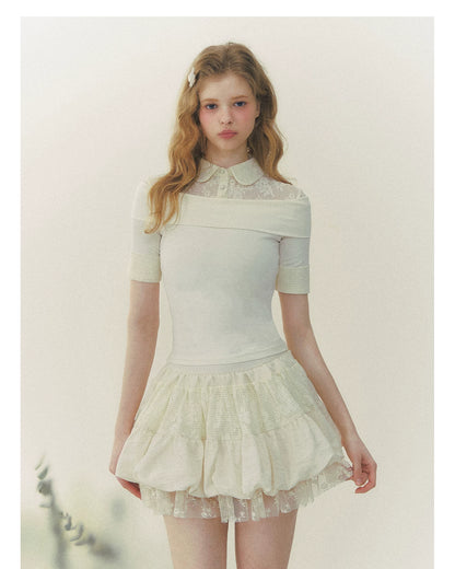 Layered Dream Lace Tiered Skirt