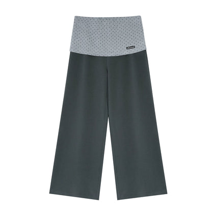 Faux-Layer Top and Pants Set