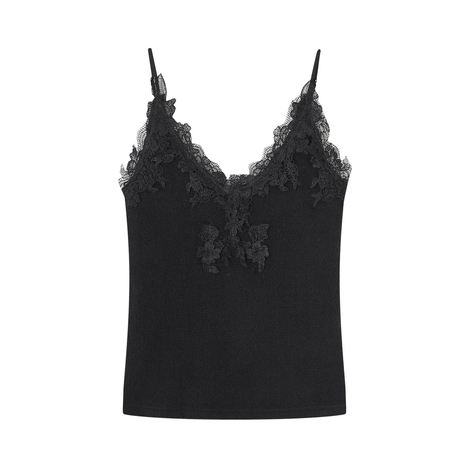 Textured Velvet Lace Cami Vest