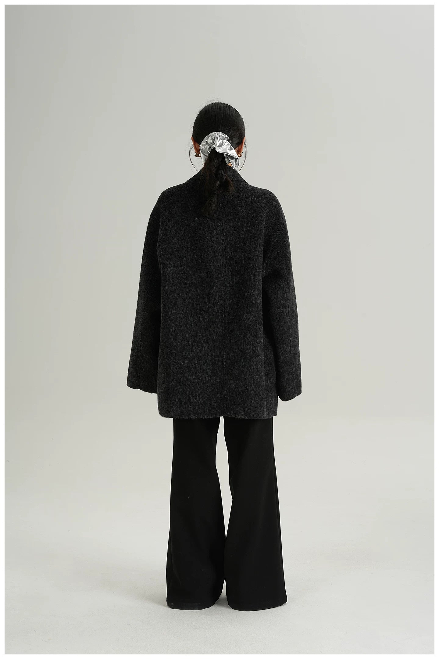 Relaxed-Fit Mid-Length Wool Blazer