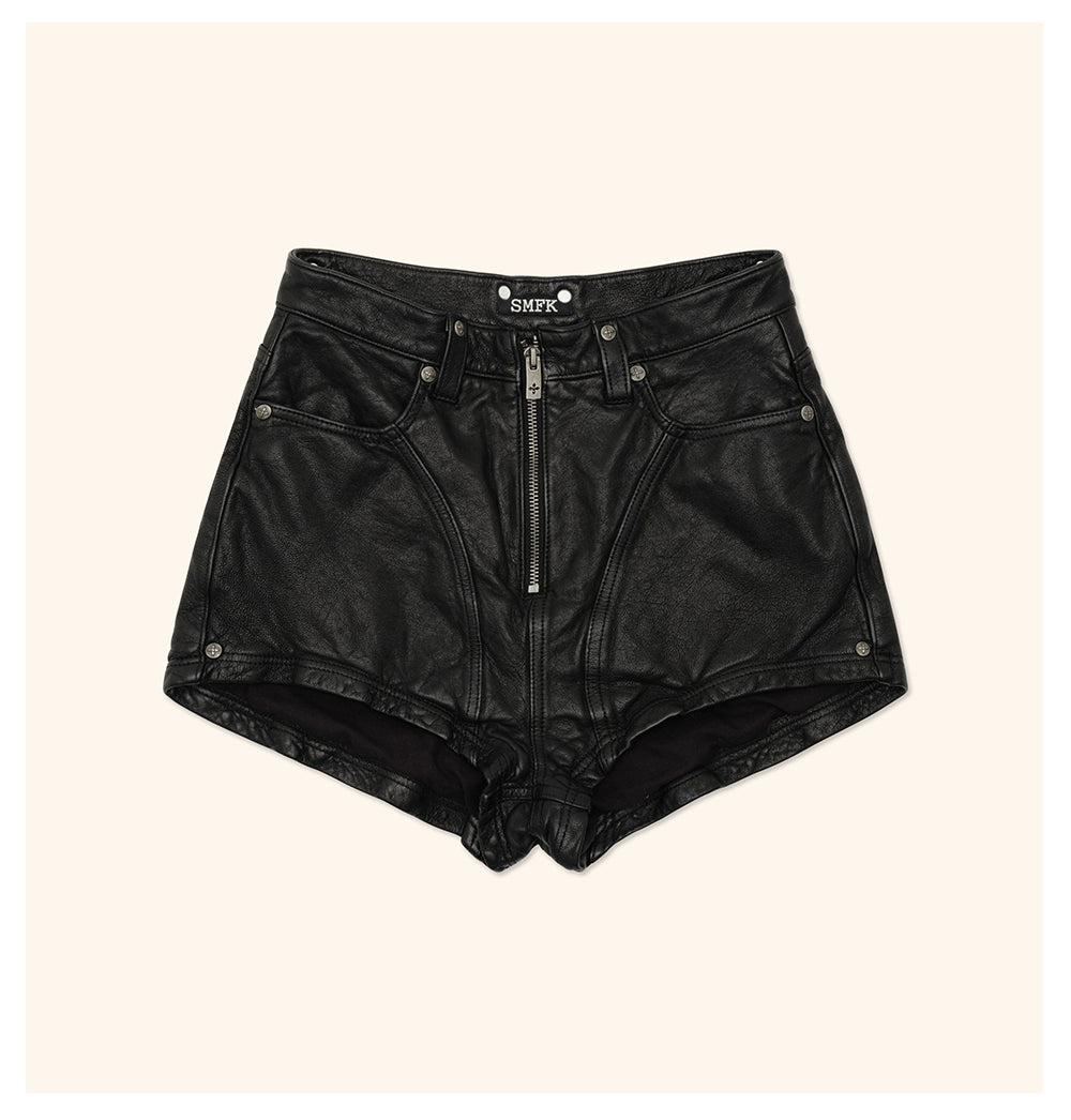 Wild World Rider Lambskin Shorts - CHINASQUAD