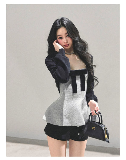 Princess-Style T-Shirt Tank &amp; Cape Two-Piece Set